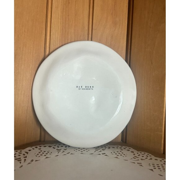 Rae Dunn Magenta Small Ceramic Bread Butter Plate Champagne Wine Appetizers - Picture 3 of 3